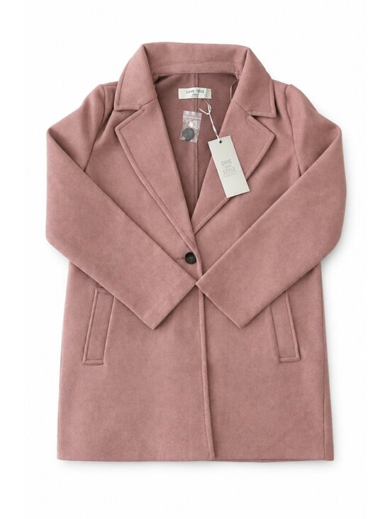 Love Tree Jackets & Blazers - Love Tree Rose Long Coat Women's M-XL NWT